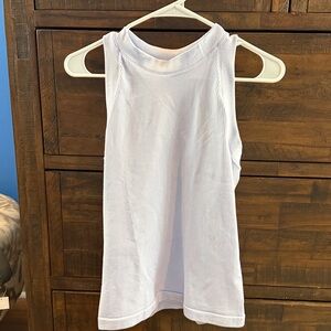 Athleta Soft Blue Ribbed Top